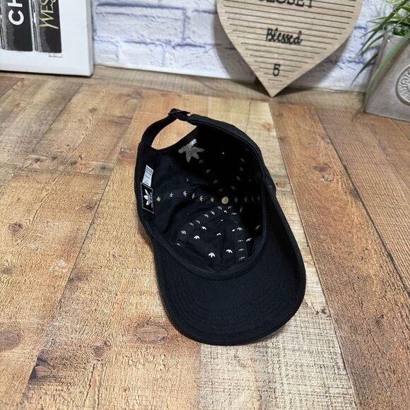 Adidas Hat Black Cap OSFM - Always Original Floral Flowers Strapback - Picture 8 of 8